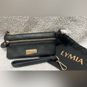 LYMIA Black Gabi Wallet/Wristlet